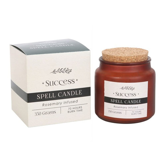 Rosemary Infused Success Spell Candle - The Flower & Gift Yard