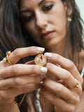 Ruby Kundalini Medallion Necklace - The Flower & Gift Yard