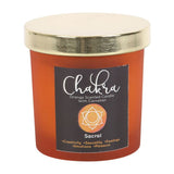 Sacral Chakra Orange Crystal Chip Candle - The Flower & Gift Yard