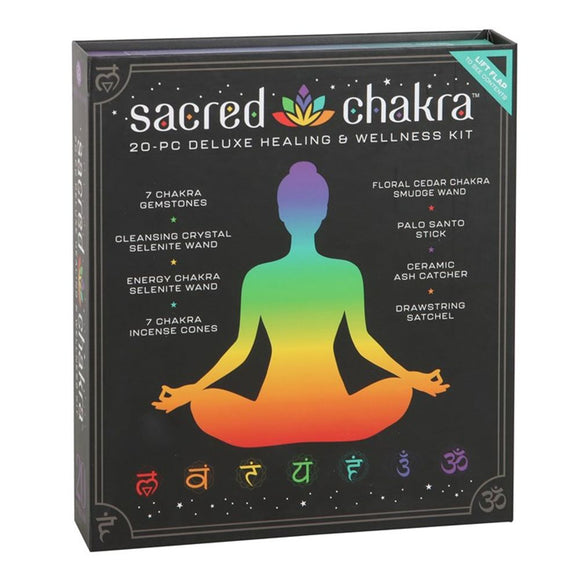 Sacred Chakra Deluxe Healing and Wellness Kit - The Flower & Gift Yard
