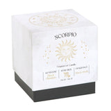 Scorpio Black Oudh Gemstone Zodiac Candle - The Flower & Gift Yard