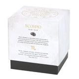 Scorpio Black Oudh Gemstone Zodiac Candle - The Flower & Gift Yard