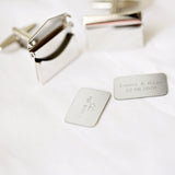 Secret Message Engraved Cufflinks - The Flower & Gift Yard