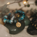 Apatite Mala Bracelet