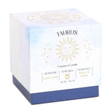 Taurus Amber & Vanilla Gemstone Zodiac Candle - The Flower & Gift Yard