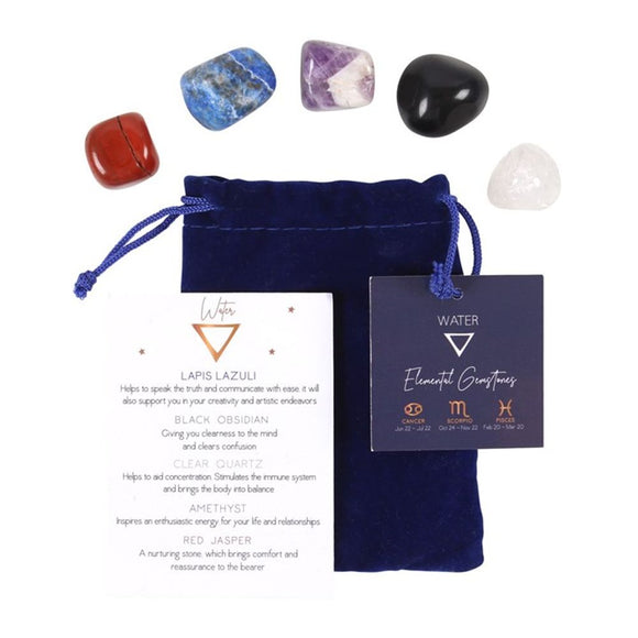 Water Element Tumble Gemstone Set - The Flower & Gift Yard